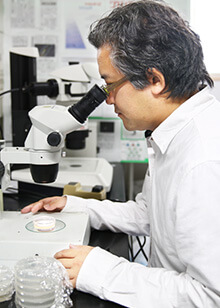 広津崇亮、研究中のイメージ